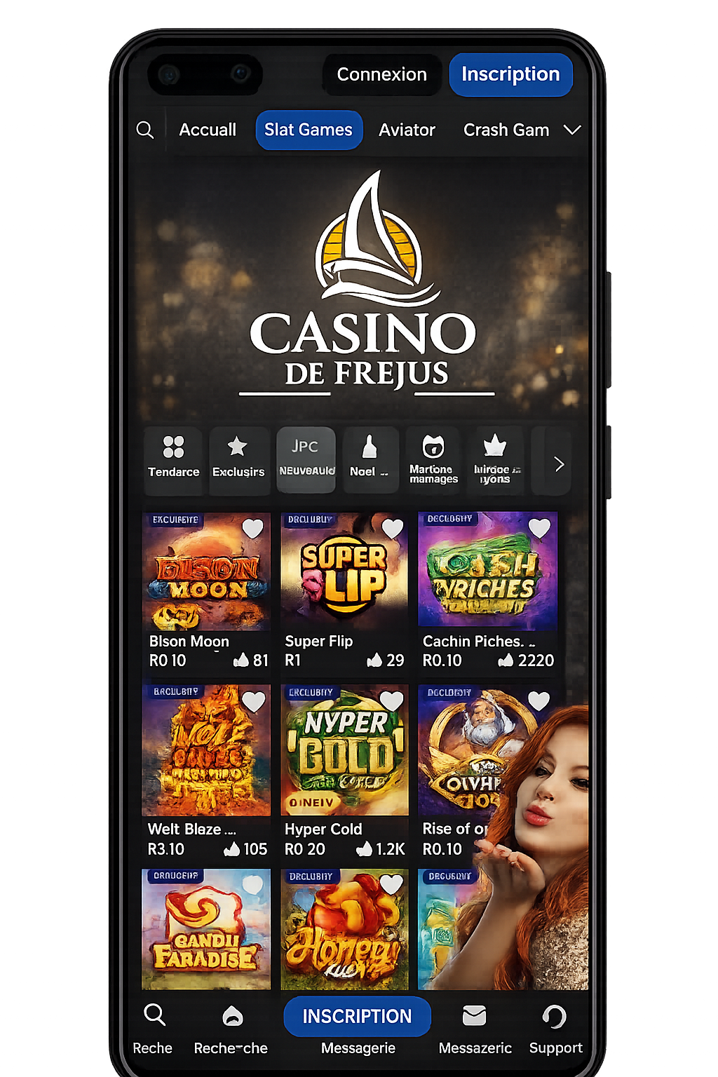 Application Casino de Fréjus